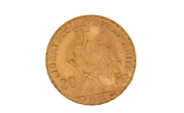 Pièce de 20 f or