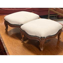 Deux petites bouts de pied en bois natur