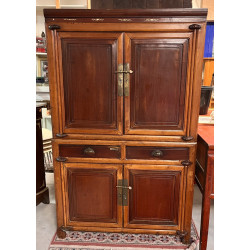 CHINE - Meuble en deux corps en bois exo