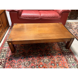 Table basse rectangulaire en bois fruiti