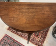 Table 1/2 lune, H 77 x L 90 x P 45 cm (p