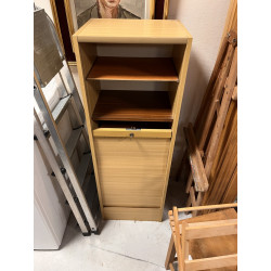 Meuble classeur à rideau en stratifié 12