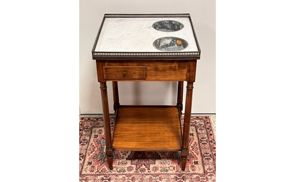 Table raffraîchissoir en placage, style 