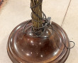 Lampadaire décoratif vintage en bois scu