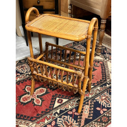 Porte revue des années 60 en rotin 47 x