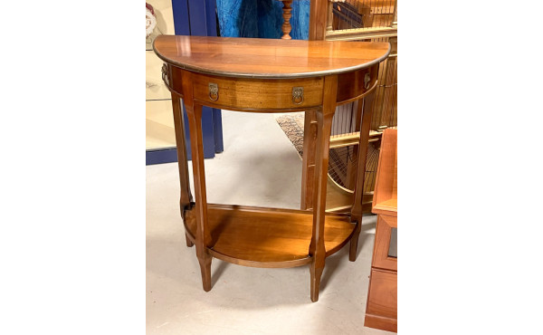 Console 1/2 lune en mersiier 72 x 36 x H