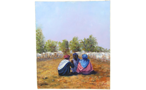 Chris JULLIEN (Xxè-XXIè) "Palabre devant