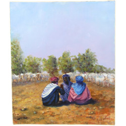 Chris JULLIEN (Xxè-XXIè) "Palabre devant