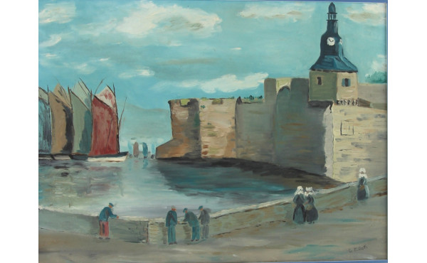 Ecole Bretonne Xxème "La ville-close de 