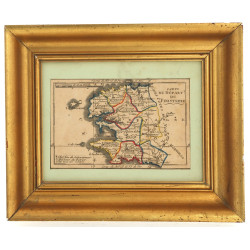 Petite carte ancienne du département du 