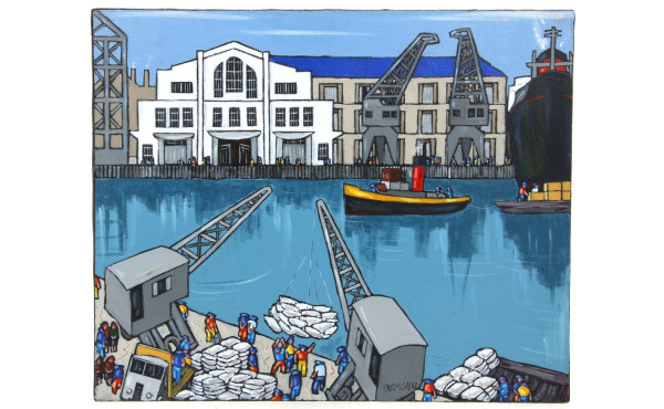 Bruno DE TREMOHARS (1955) "Le port de l'