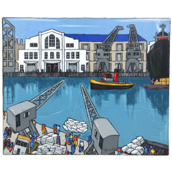 Bruno DE TREMOHARS (1955) "Le port de l'