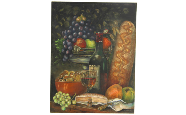 MONTAROU (Xxème) "Nature morte à la bout