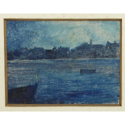 Anonyme Xxème - 5 tableaux du même artis