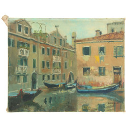 Alain GRAVIE (Xxè-XXIè) "Petit canal à V