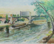 Alain GRAVIE (Xxè-XXIè) "La Seine - Ile 
