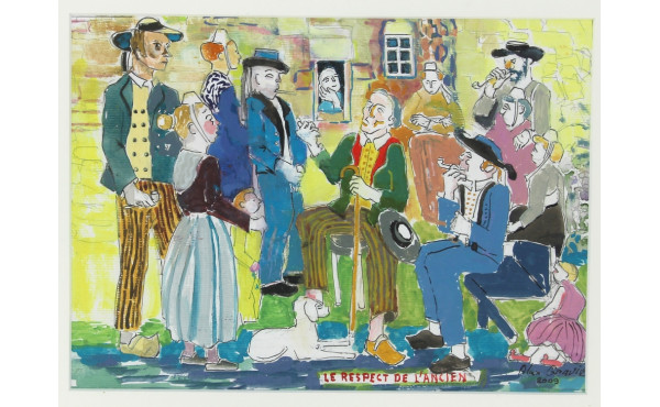 Alain GRAVIE (Xxè-XXIè) "Le respect de l