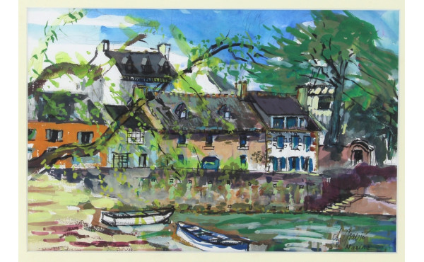 Alain GRAVIE (Xxè-XXIè) "Sainte-Marine",