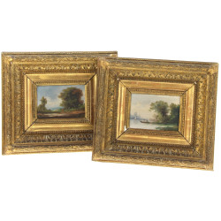 Ecole XIXème, dans le goût de Barbizon "