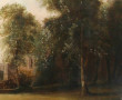 Ecole Anglaise XIXème "Paysage", huile s