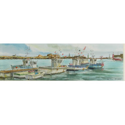 J.P CHERIOT "Xxe) "Bateaux de pêche Guil