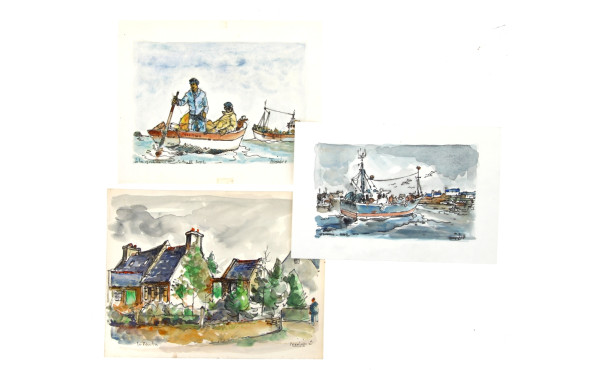 François PERHIRIN (1929-2004), Peintre o