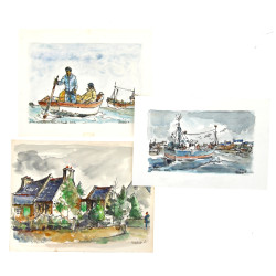 François PERHIRIN (1929-2004), Peintre o