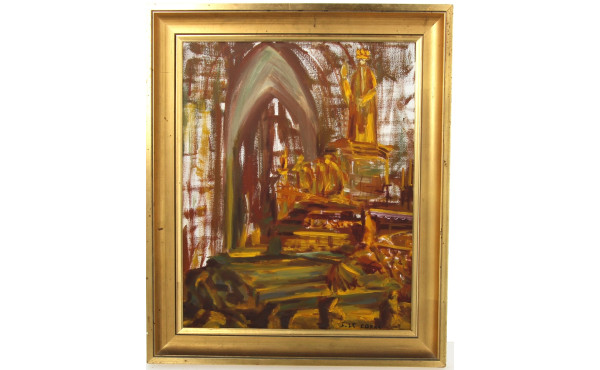 Lot de 3 tableaux : 2 signés LE CORRE : 