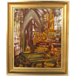 Lot de 3 tableaux : 2 signés LE CORRE : 