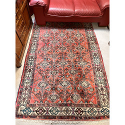 Tapis Hamadan en laine points noués, déc