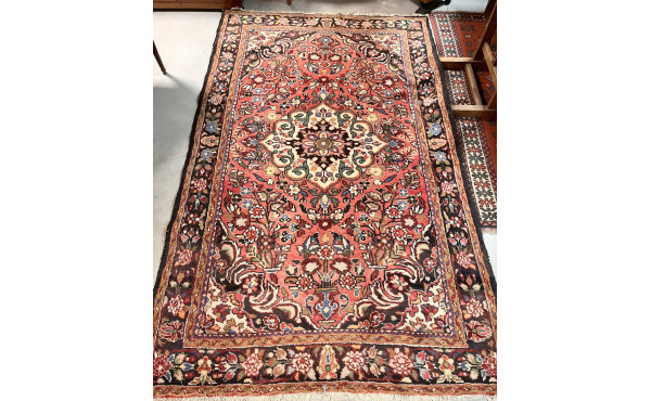 IRAN - Tapis en laine points noués, déco