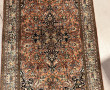 Tapis en laine et soie, 93 x 159 cm