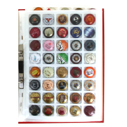 Collection de capsules de champagne à re