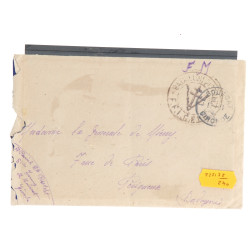 Enveloppe en franchise militaire avec ca