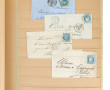 Collection de 169 plis oblitérés XIXe Ce