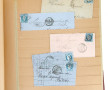 Collection de 169 plis oblitérés XIXe Ce