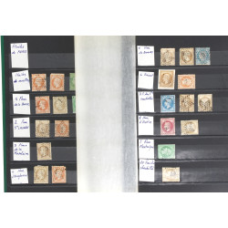 Classeur avec variétés d'oblitérations c