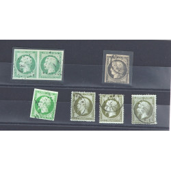 Plaquette de 7 TP classiques: n° 3 20c o