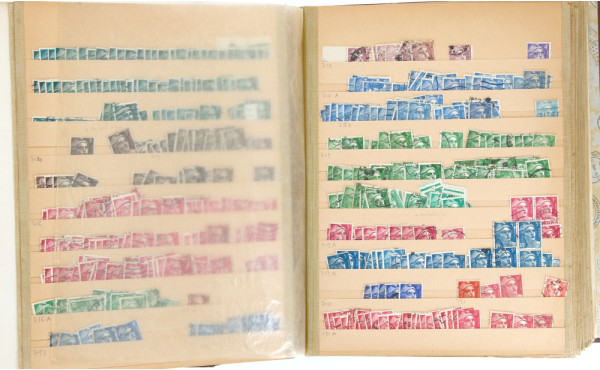 France - 3 classeurs de TP oblitérés don