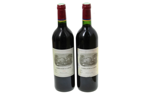 2 B Ch CARRUADES DE LAFITE 1998 ( ELA)
