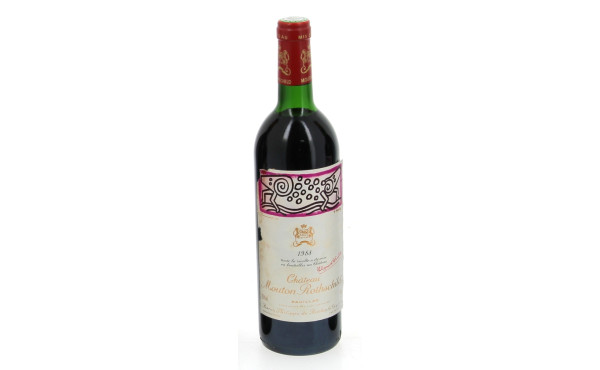 1 B MOUTON ROTHSCHILD 1988 (qqs accrocs 