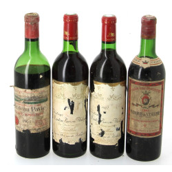 Lot de 4 bouteilles anciennes: - 2 Ch M