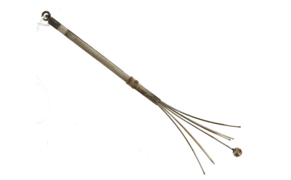 Ancien agitateur à champagne en argent, 