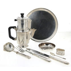 Couvert à découper en métal argenté styl