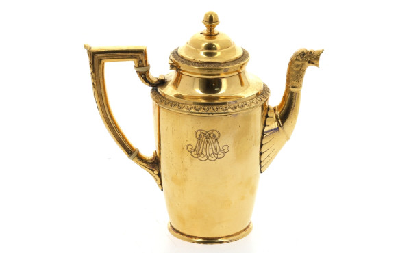 CHRISTOFLE - Verseuse égoïste en métal d