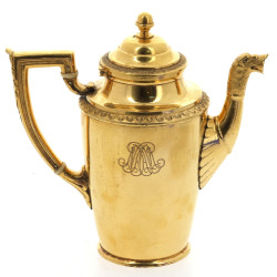 CHRISTOFLE - Verseuse égoïste en métal d