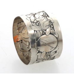 Anneau de serviette en argent, poinçon m