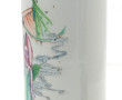 CHINE - Vase rouleau en porcelaine à déc