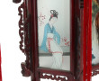 Lanterne chinoise en bois et plaques en 