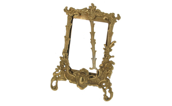 Cadre porte-photo en bronze décor rocail